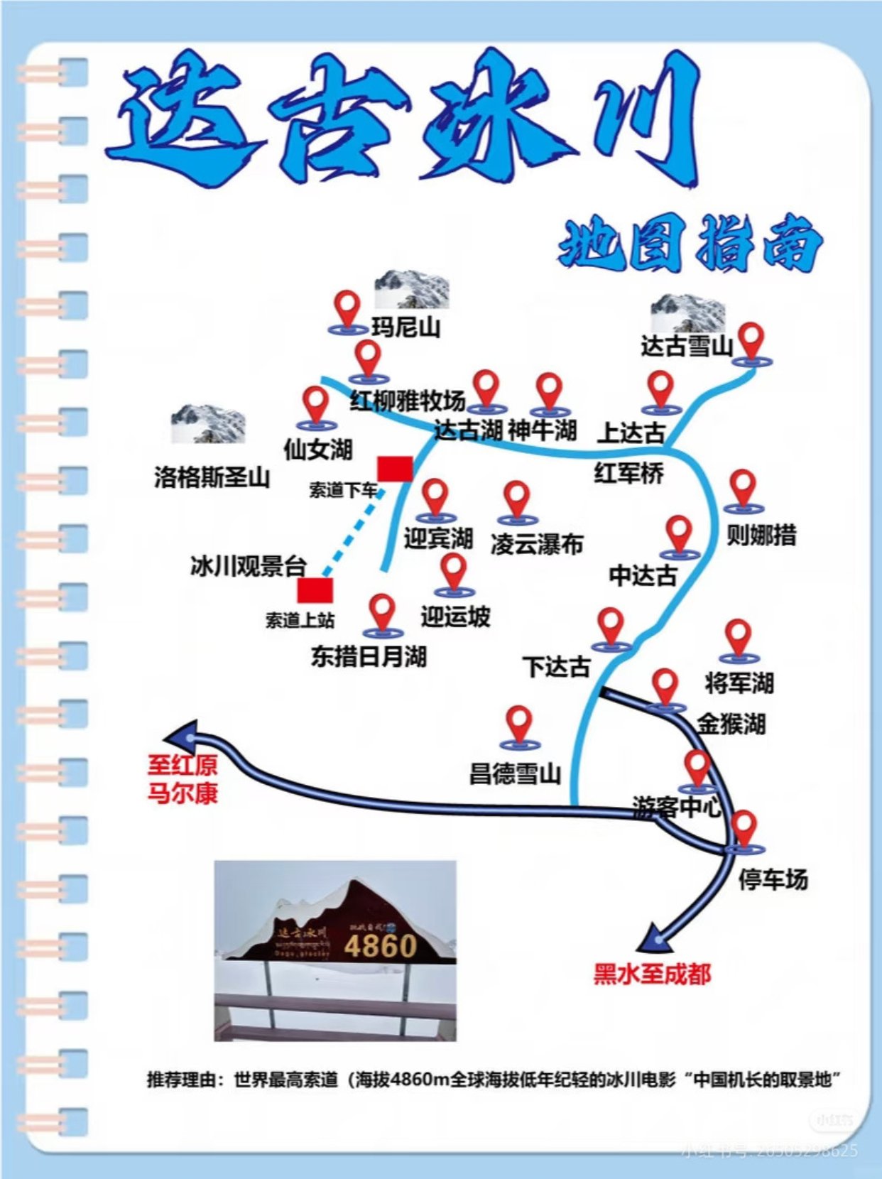 达古冰川一日游攻略