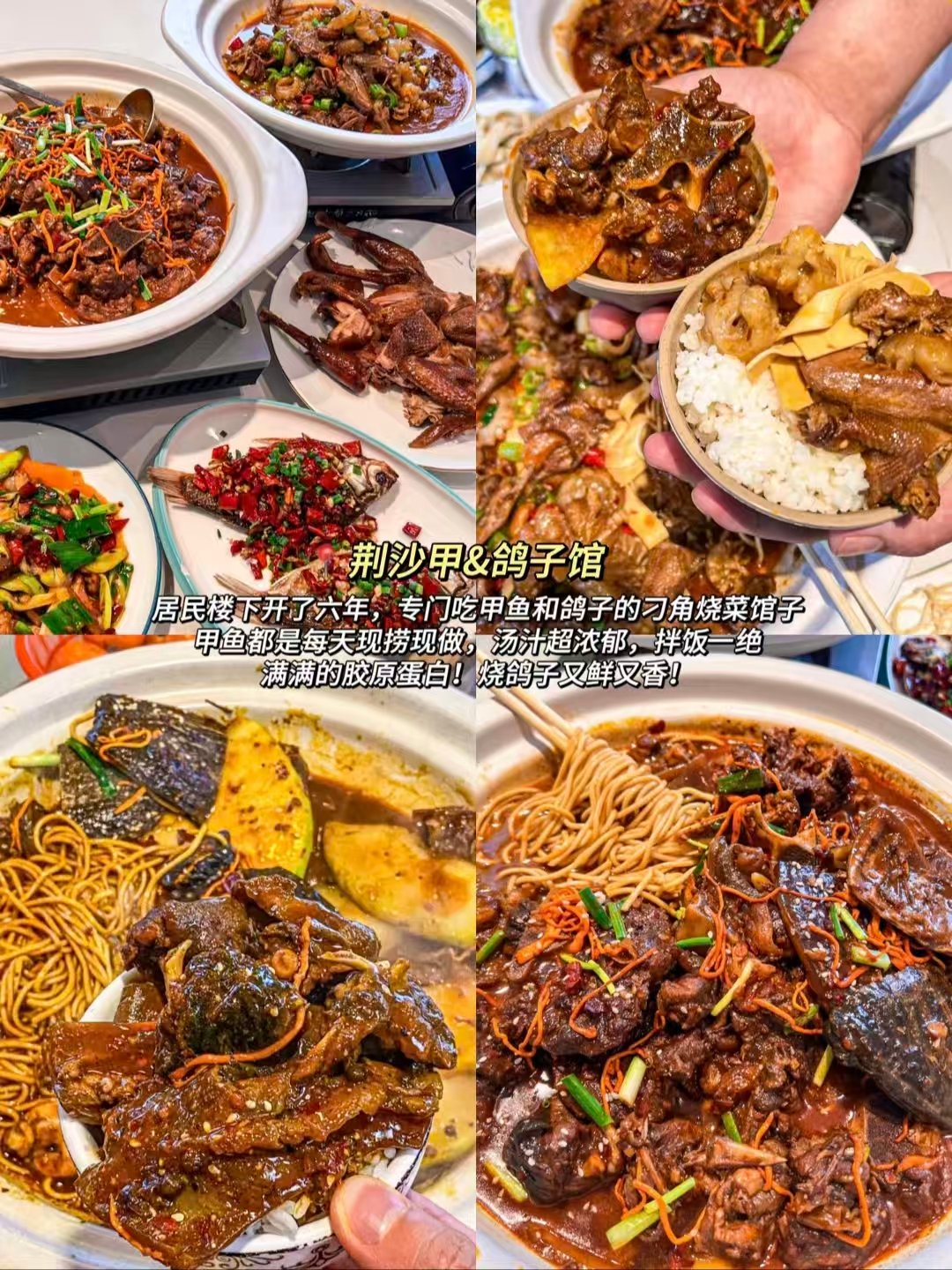 武汉三大硬菜美食店攻略🔥老牌潜江龙虾、海鲜小馆、六年私房甲鱼鸽子馆