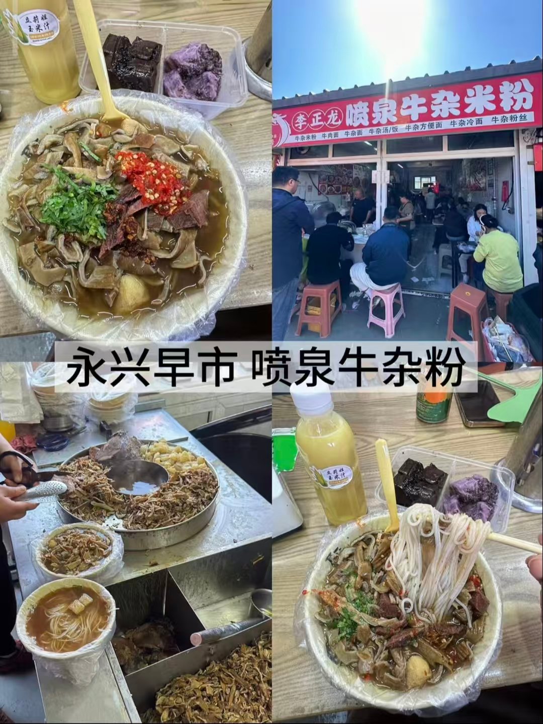 🥘三地粉面碳水快乐合集｜早市喷泉牛杂米粉🍜老牌鸭血粉丝🫘黏糊宽土豆砂锅粉🔥