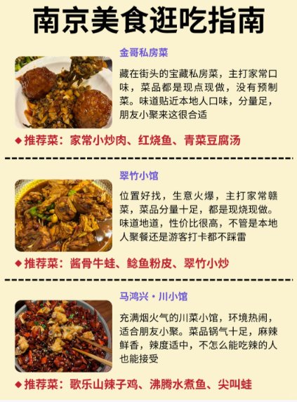 📌南京多风味美食大盘点｜家常菜 / 赣菜 / 川菜 / 海鲜闽菜 / 意式 / 糯叽叽甜品全覆盖