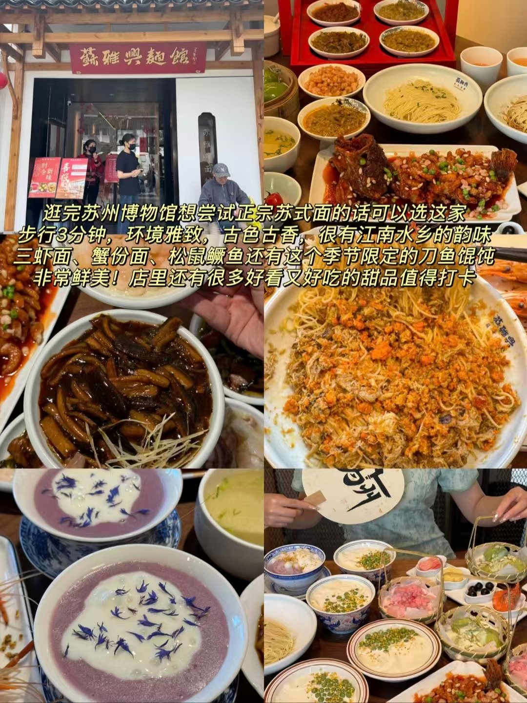 🍜苏州三面一糯美食清单｜民间本地面馆、博物馆雅致面、百年糯汤团🥳