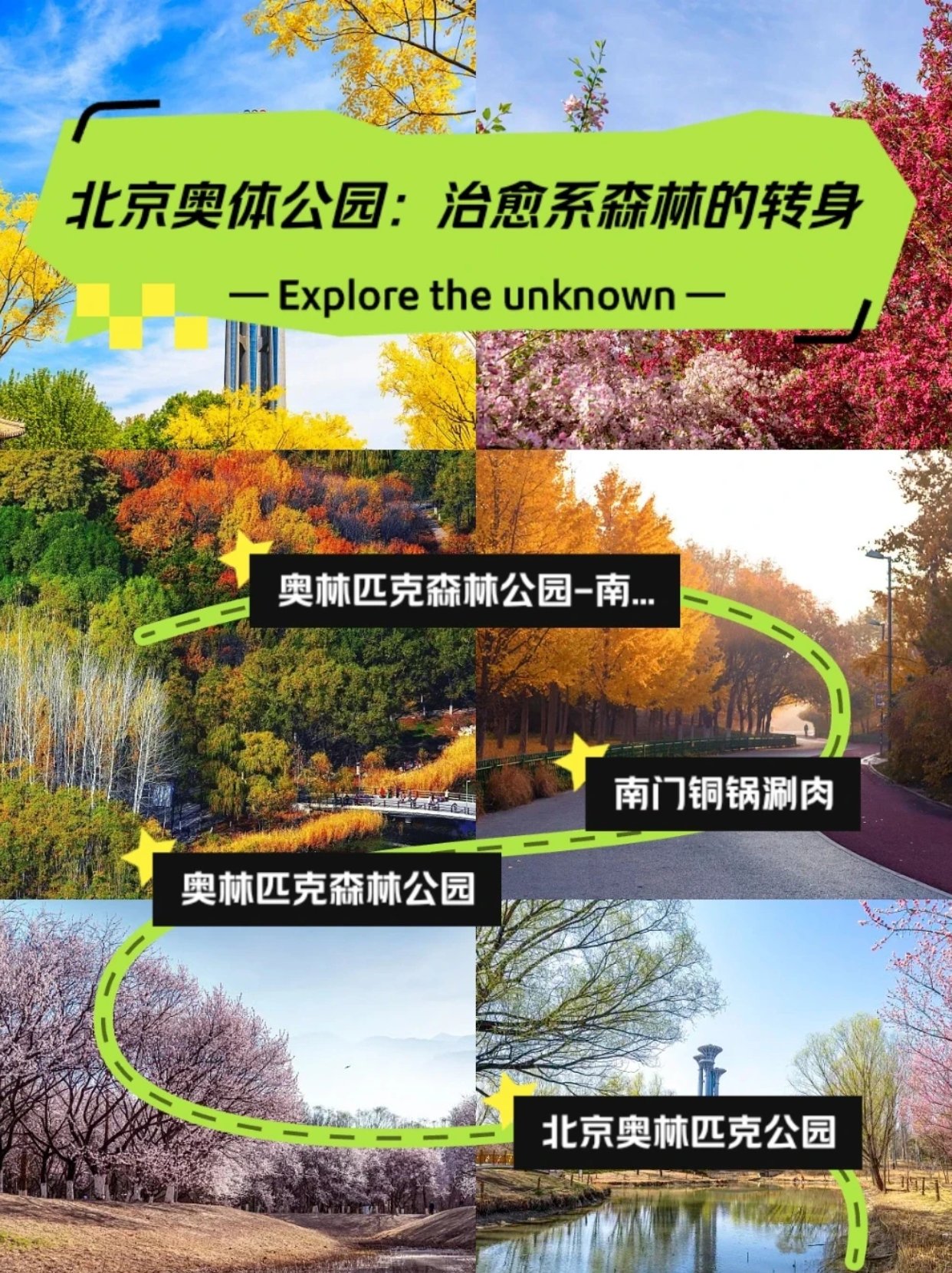 🖼️被北京奥林匹克公园的慢氛围，治愈了🌿