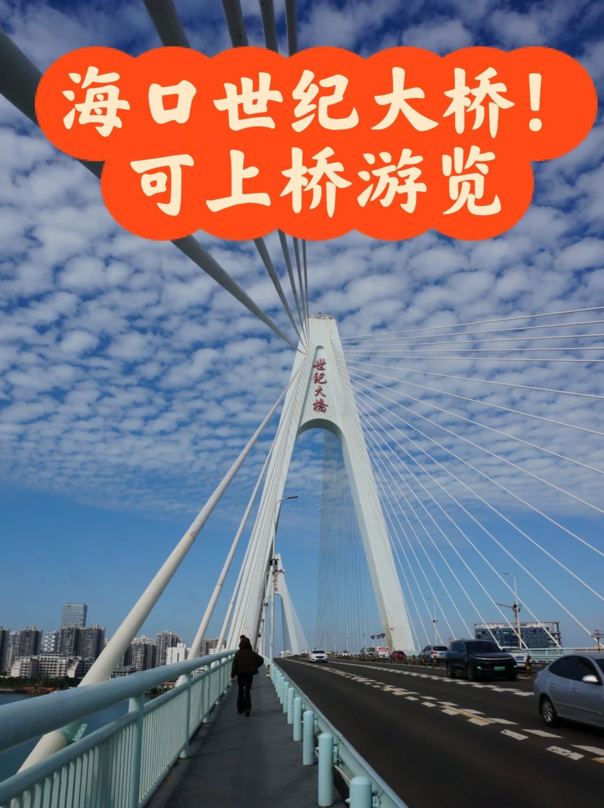 我不允许还有人不知道，海口世纪大桥可上！