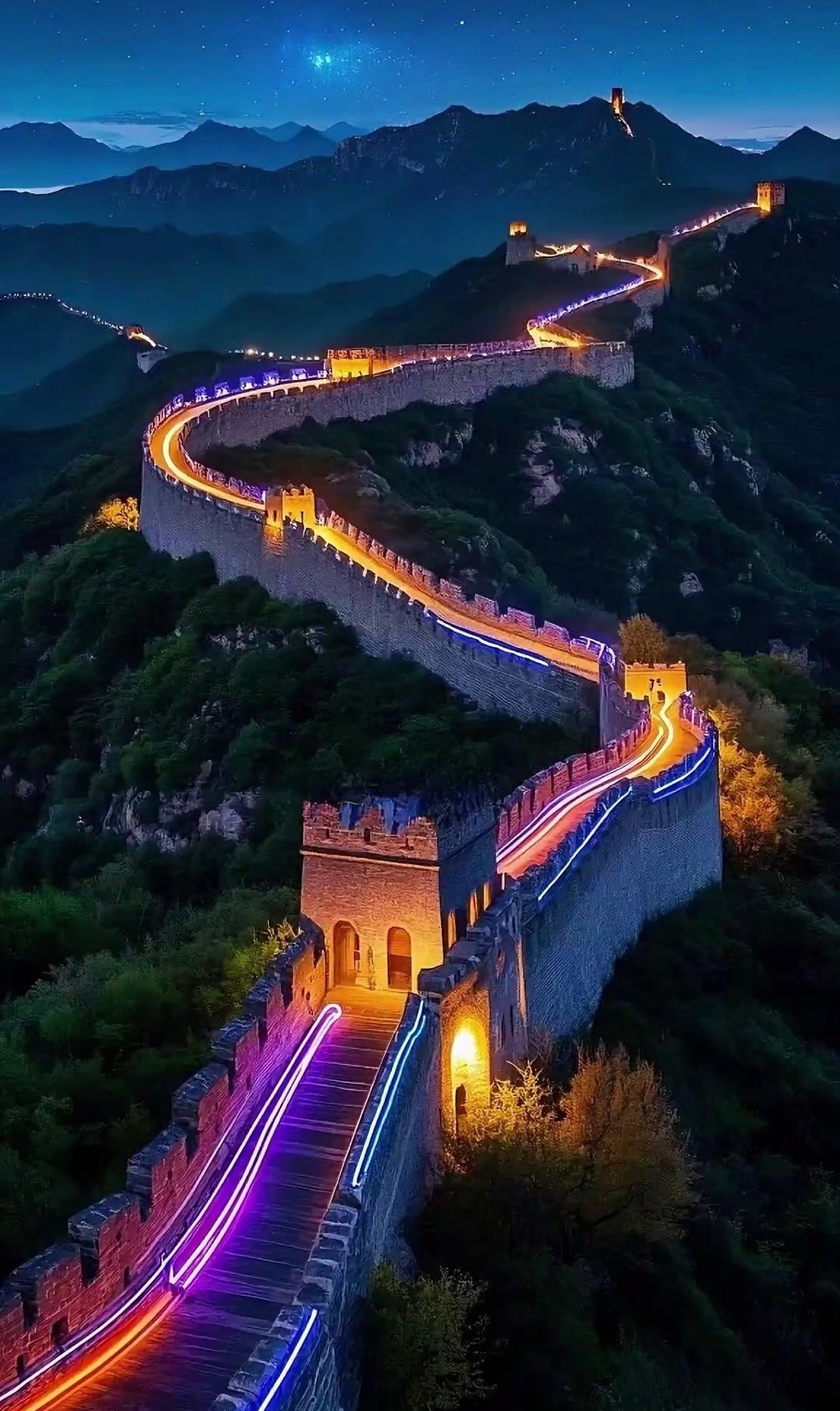 八达岭长城二：夜游长城是什么体验