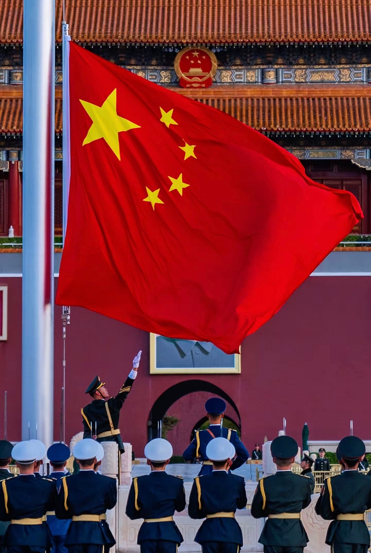 天安门广场：凌晨三点去看升旗
