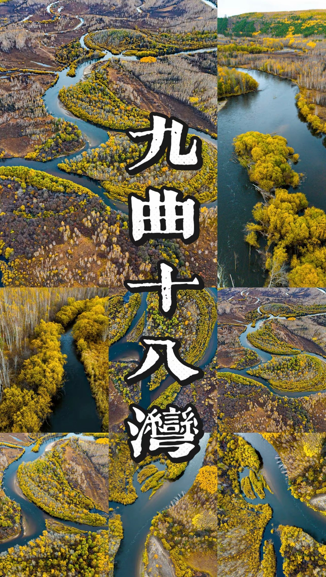 漠河藏了个「九曲十八弯」，站在观景台上看整个湿地美到窒息