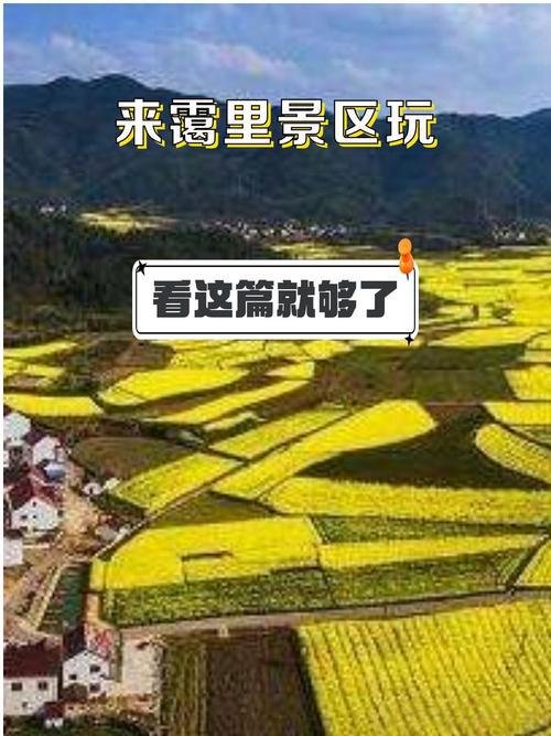霭里村🌻皖南香格里拉，田园花海治愈古村秘境