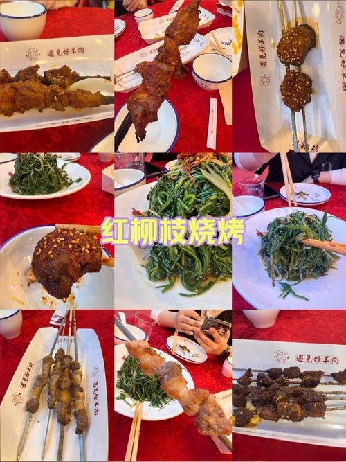 🥩红柳枝滩羊烧烤｜红柳枝烤肉超绝