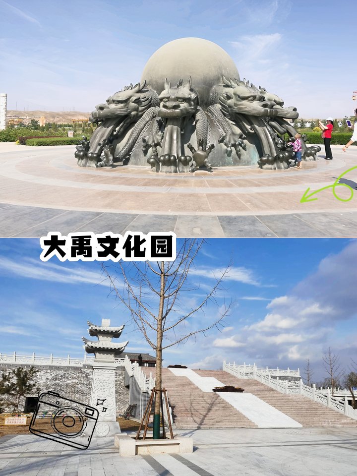 🏺大禹文化园｜黄河边的治水传奇！36米大禹雕像超震撼