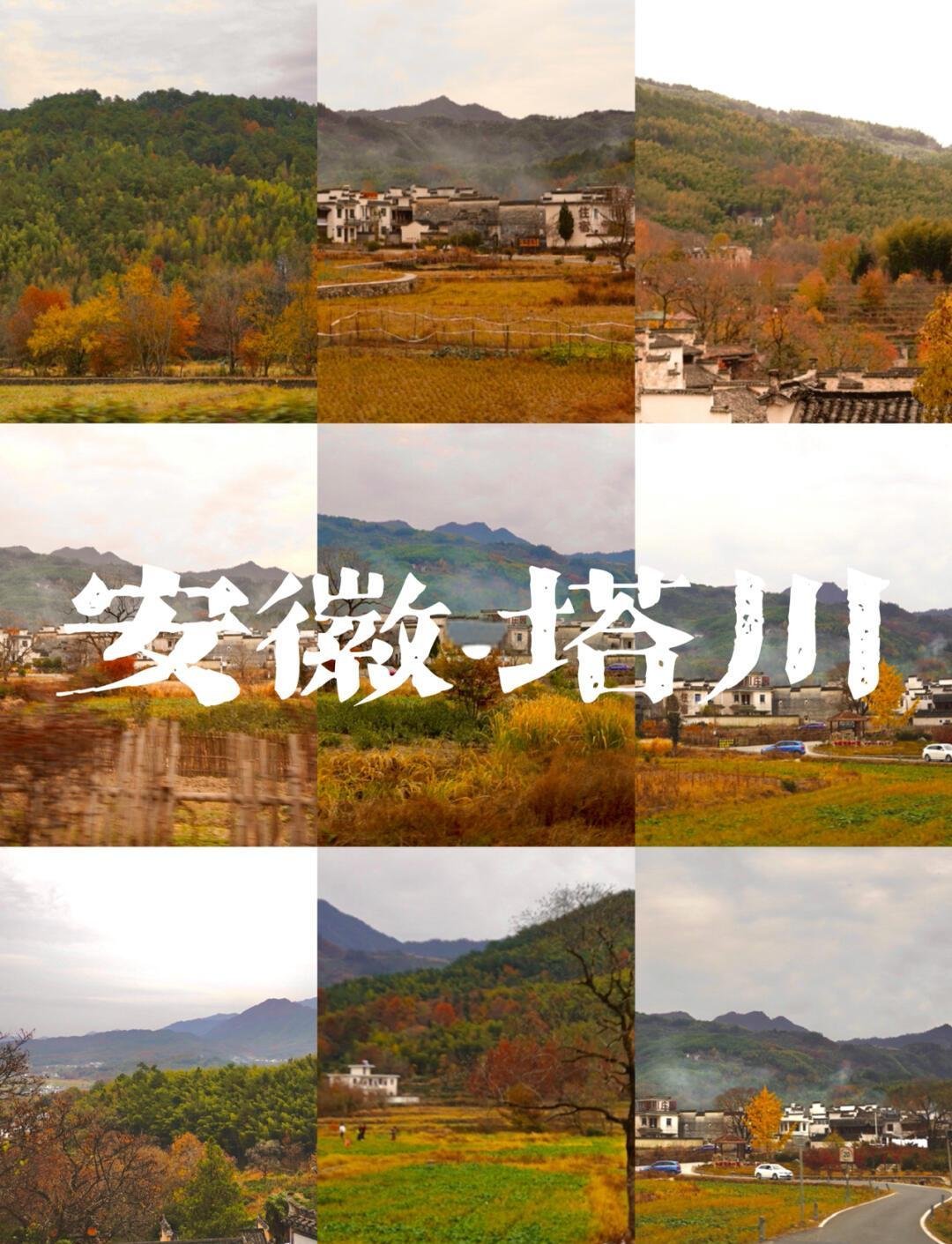 塔川🍁｜中国三大秋色，秋日绝美画卷
