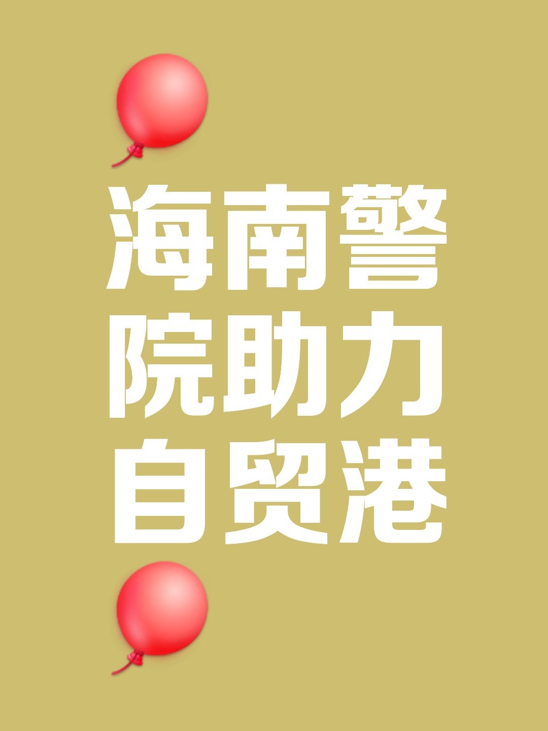 海南警察学院｜自贸港热血安全卫士👮