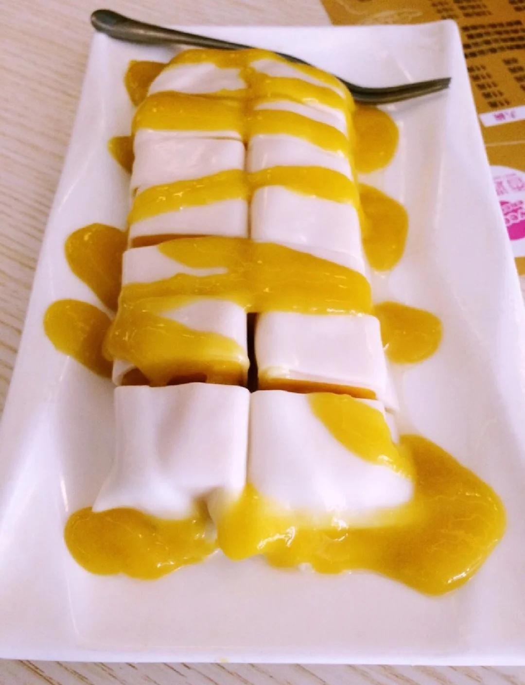 🥭芒果肠粉｜Q 弹爽滑，热带风味拉满