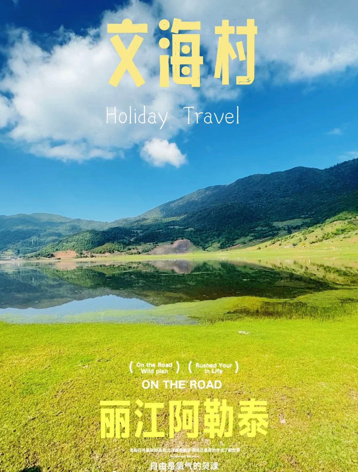 开了一小时盘山公路吐了两次，看到这片花海的时候，值了