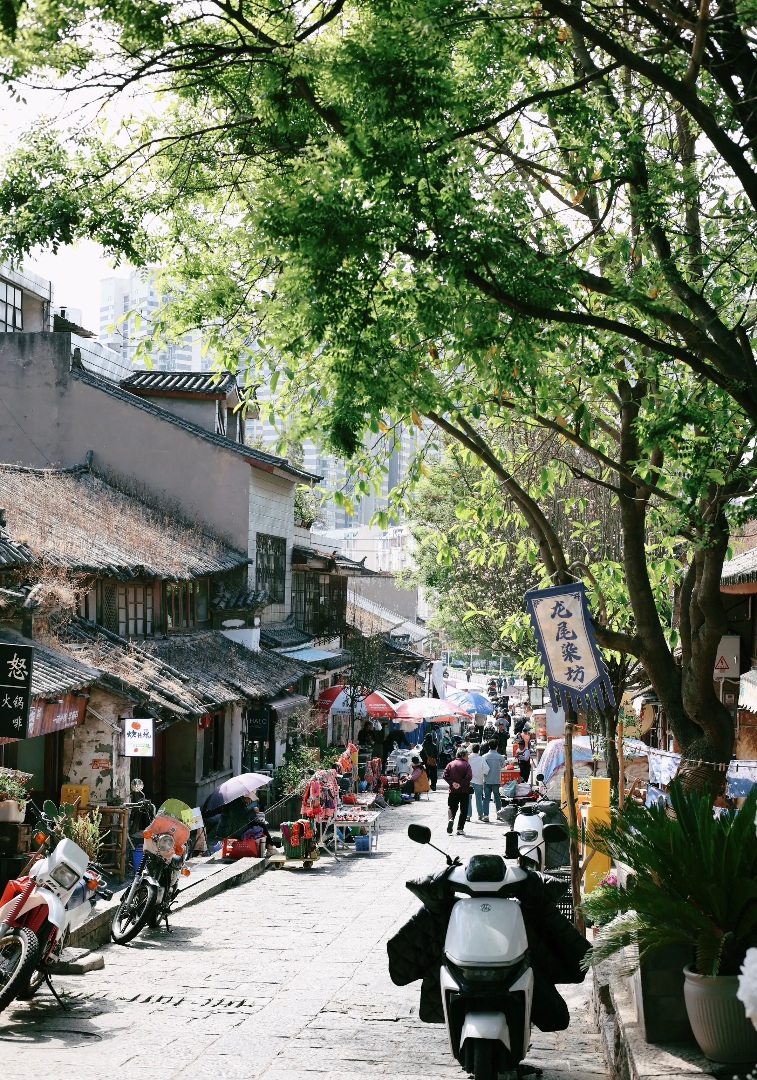 就在下关市中心，这座南诏古城门，已经安安静静站了一千年