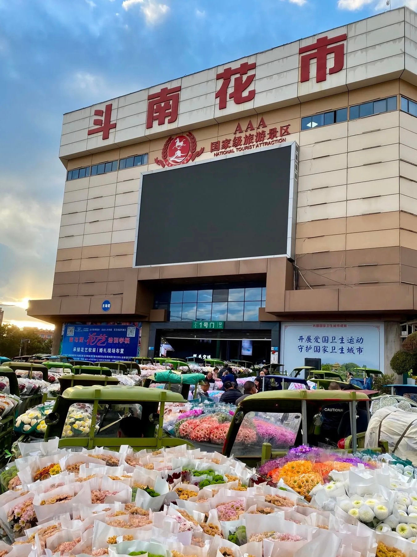 这里的浪漫，10块钱就能买一大抱---昆明斗南花市