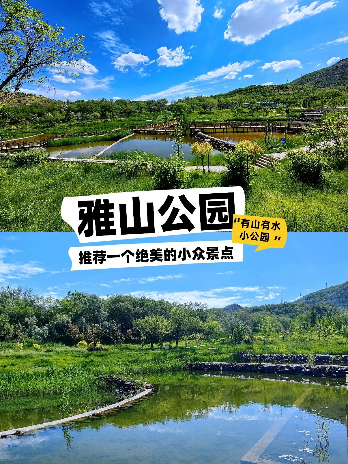 🌿 雅山公园｜乌鲁木齐小众治愈系公园
