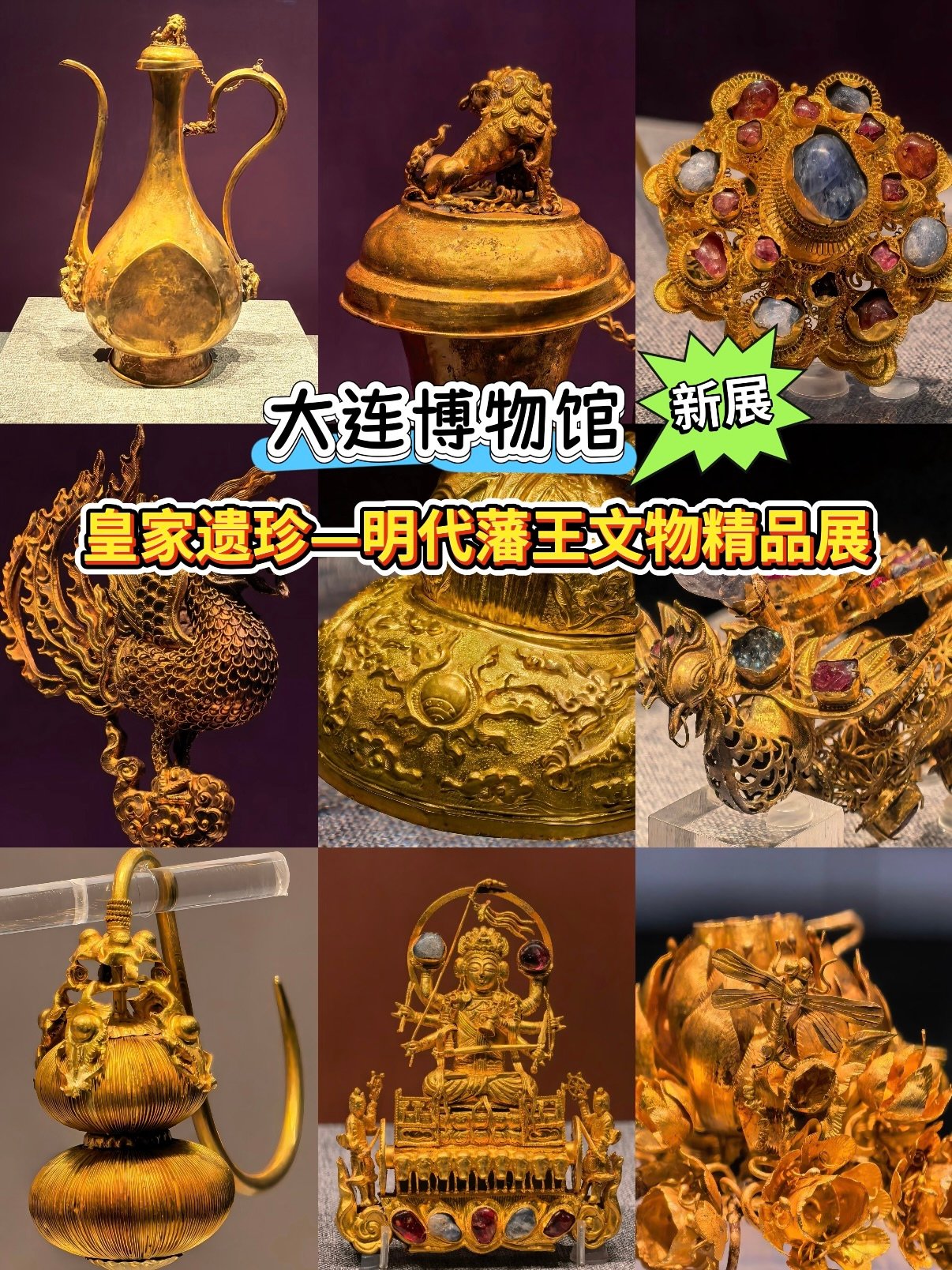大连博物馆「皇家遗珍 —— 明代藩王文物精品展」观展攻略🏺