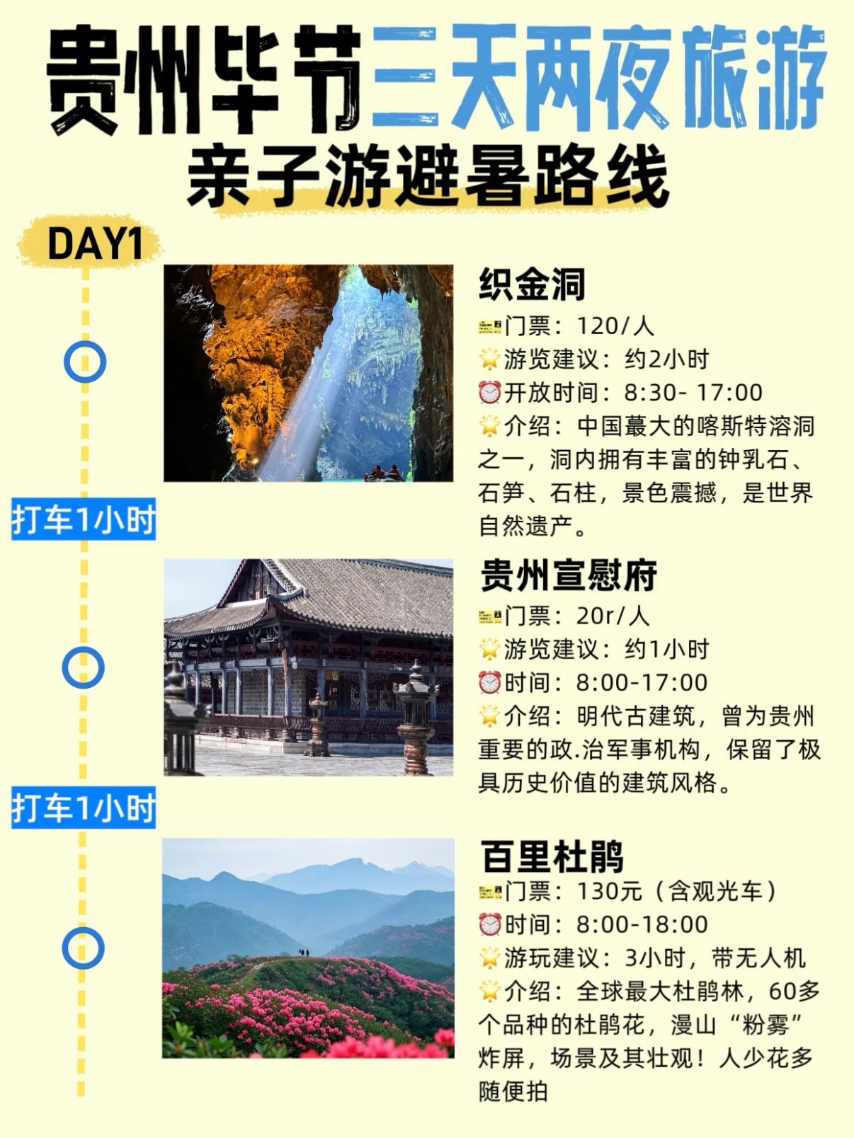 🌿 贵州毕节｜三天两夜亲子避暑全攻略