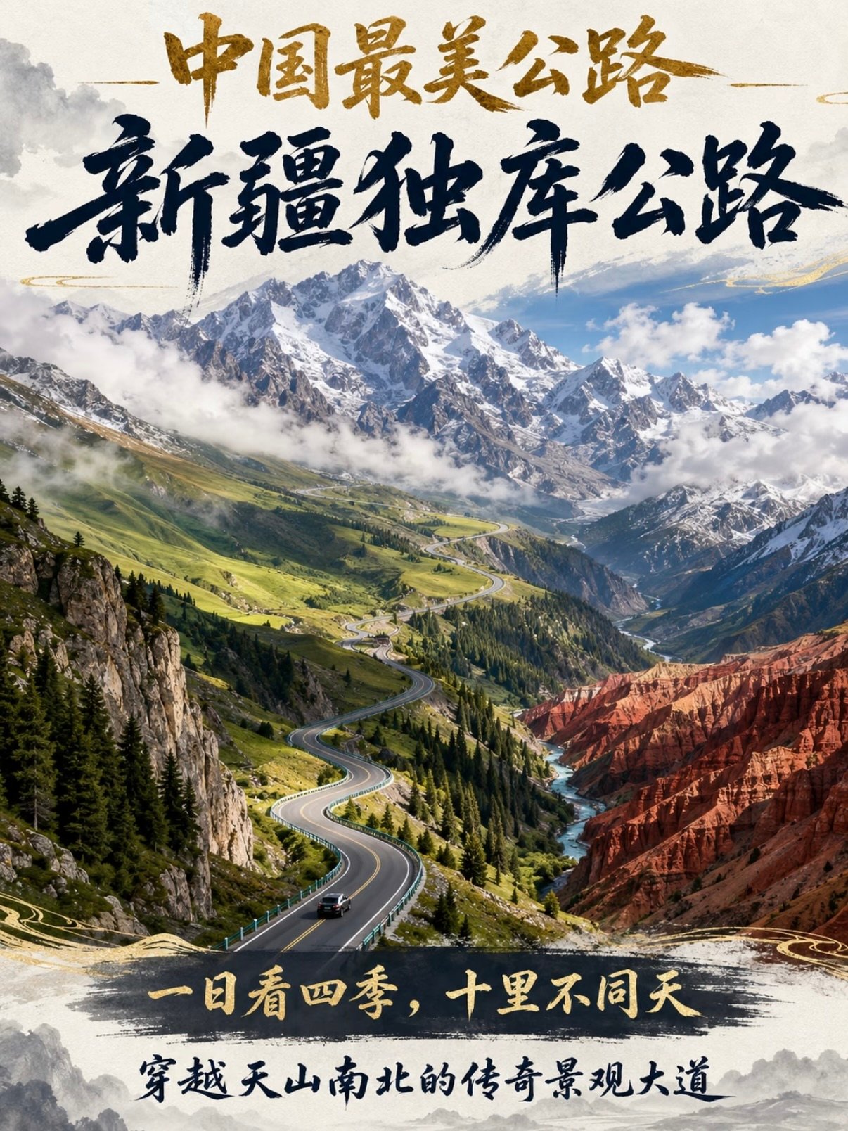 独库公路｜穿越天山的 “流动画卷” 全攻略