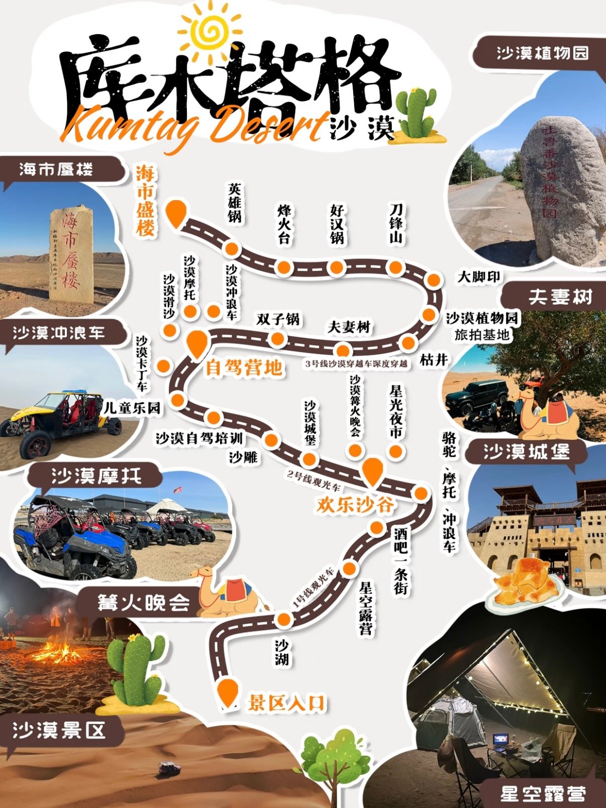 🏜️ 库木塔格沙漠｜离城市最近的沙漠乐园✨