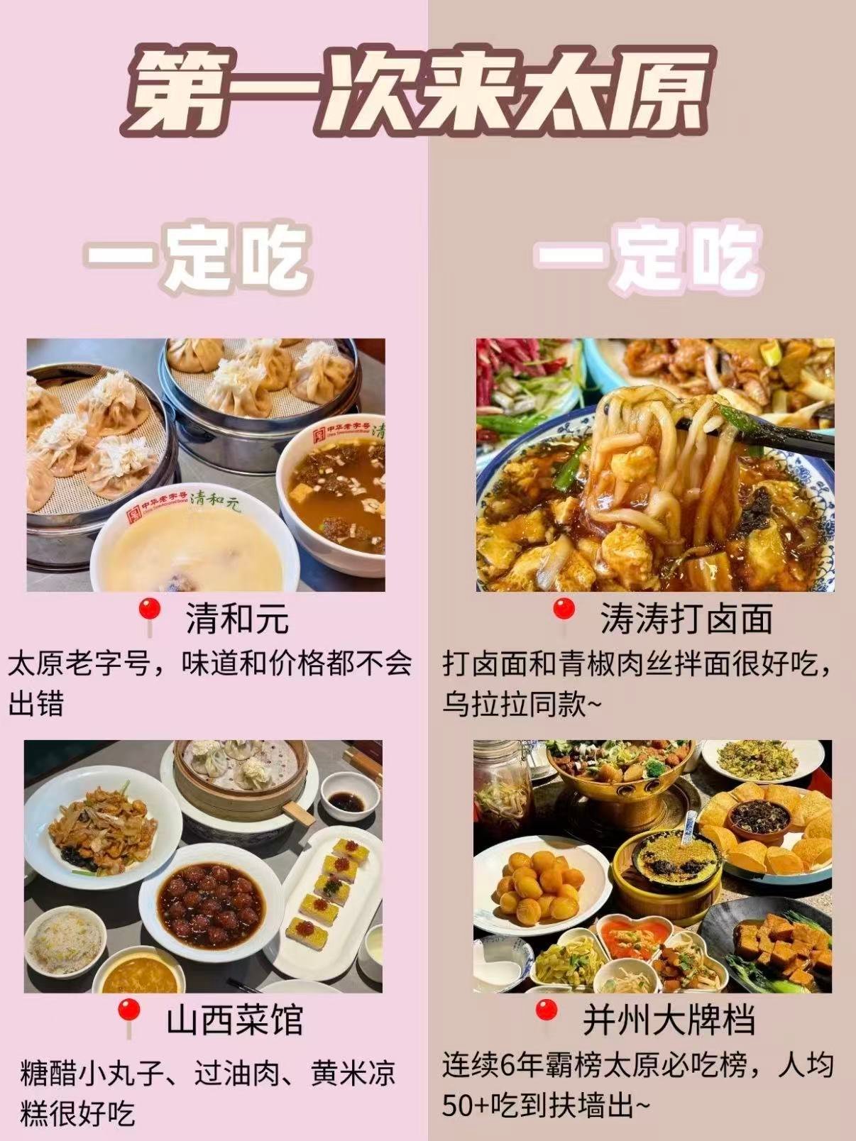 🍜 太原美食地图｜第一次来必吃清单
