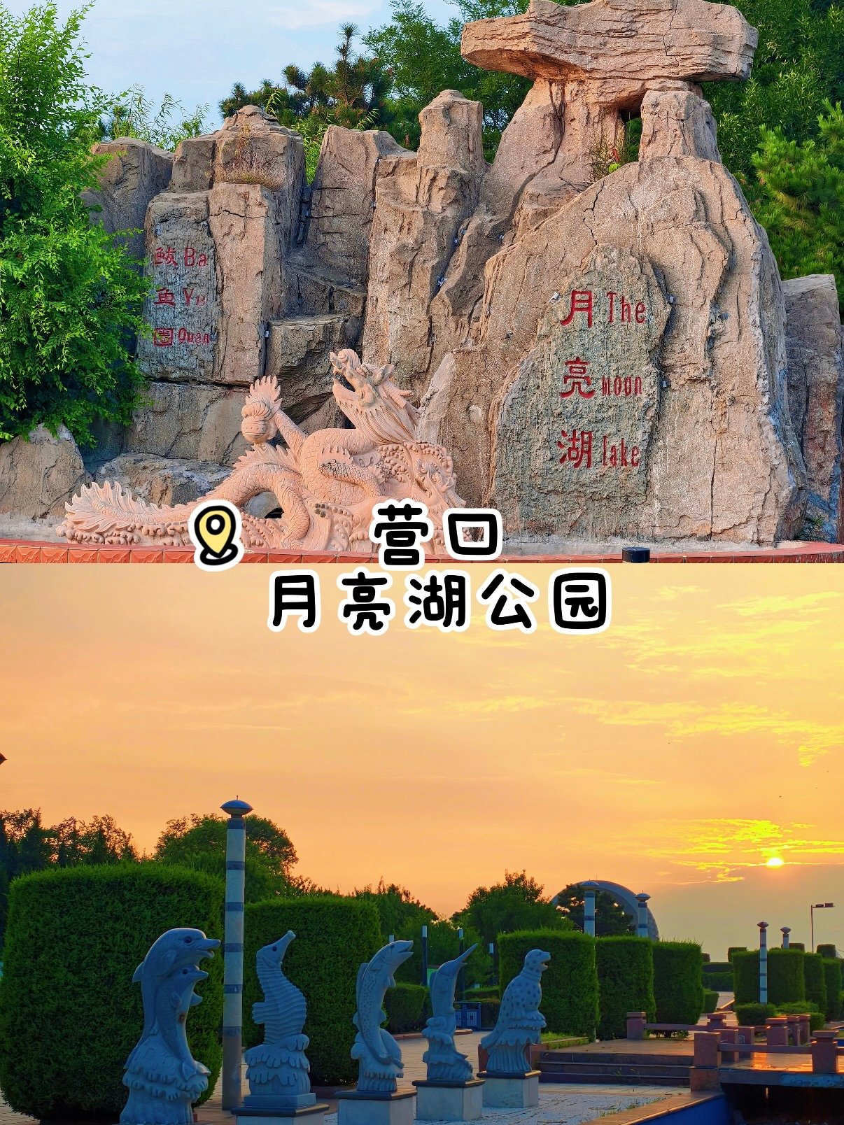 营口月亮湖公园｜渤海边免费宝藏遛弯地🌊
