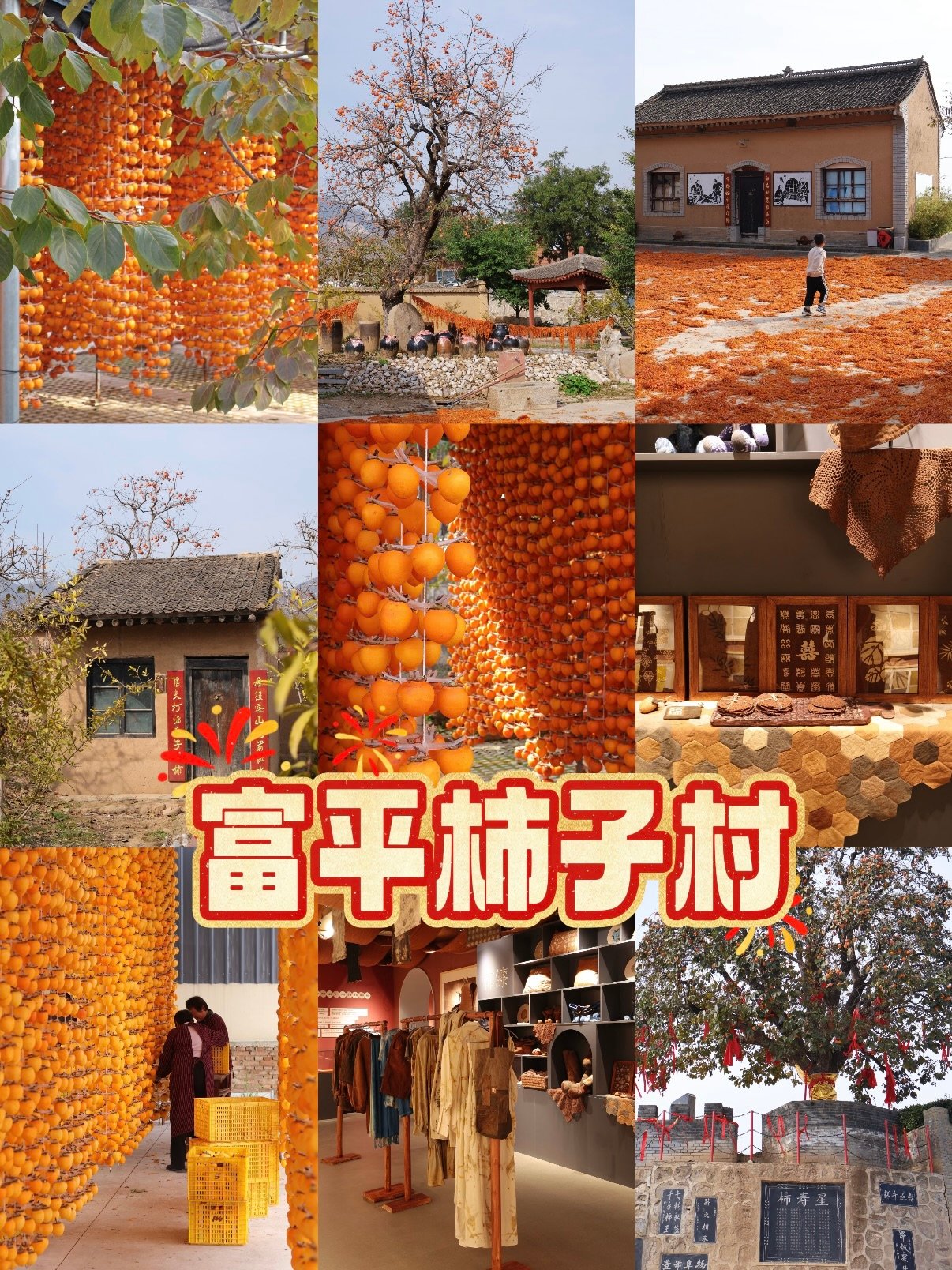 富平柿子村｜秋日限定橙红童话🍅✨