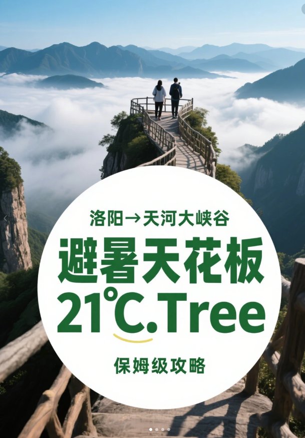 洛阳天河大峡谷🏔️｜避暑仙谷・高山云海