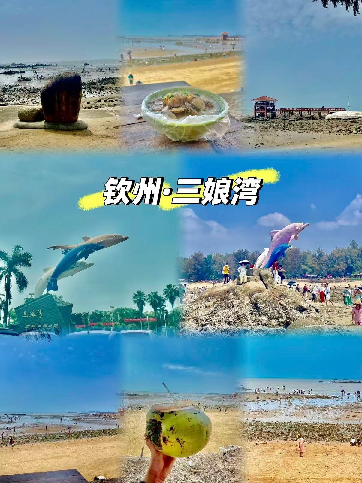 🌊 钦州｜一半是百年老街，一半是治愈海豚湾✨
