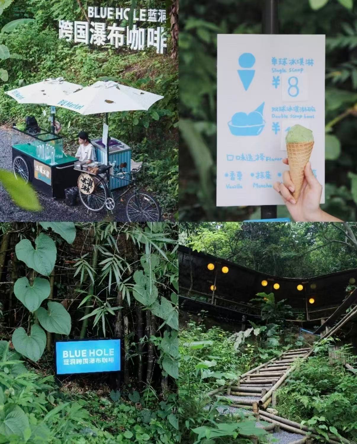 🌿 崇左蓝洞｜跨国瀑布旁的森系咖啡