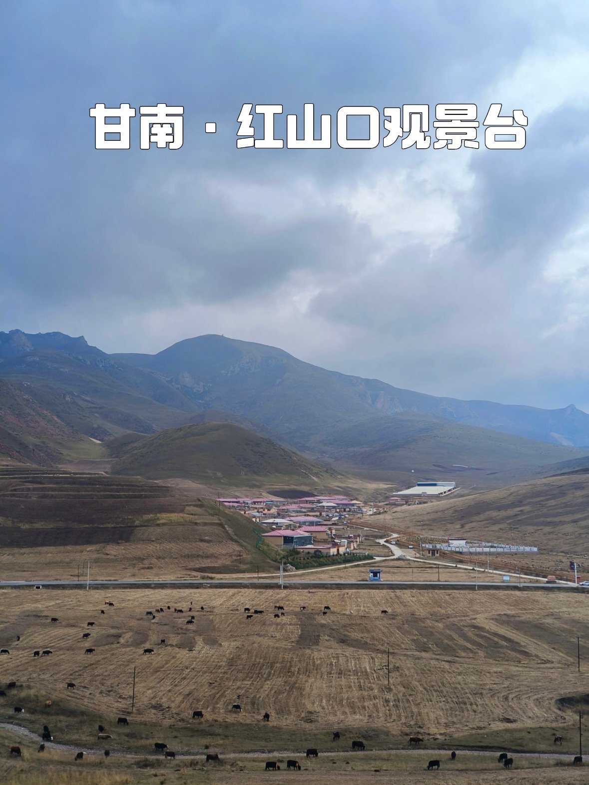 🌿 甘南・红山口｜藏在国道旁的草原观景台✨