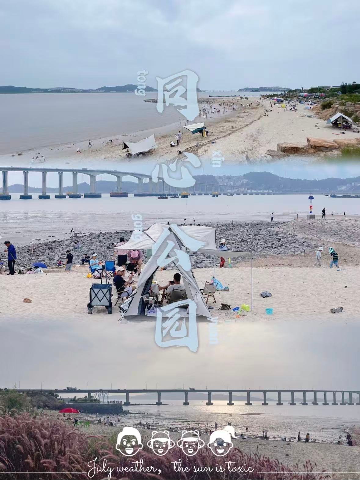 舟山同心海滨公园｜能同时看高铁、飞机与大海的宝藏机位🌊