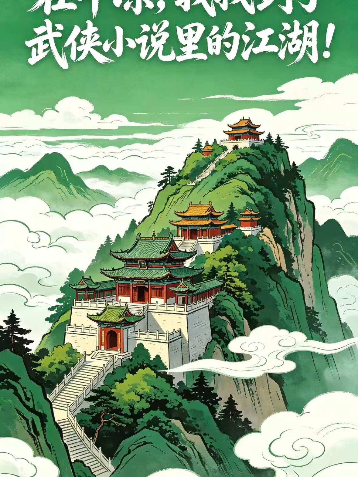 崆峒古镇｜藏在道源仙山脚下的免费武侠古镇🏮
