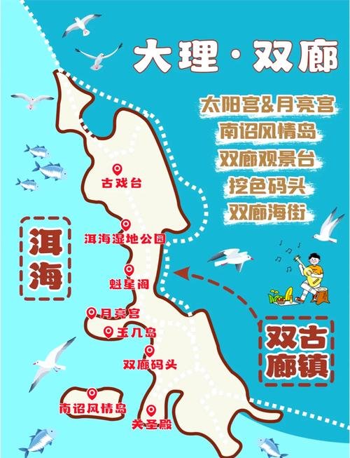 洱海边最美古镇双廊💙临水客栈遍地｜开窗直面苍山洱海太治愈