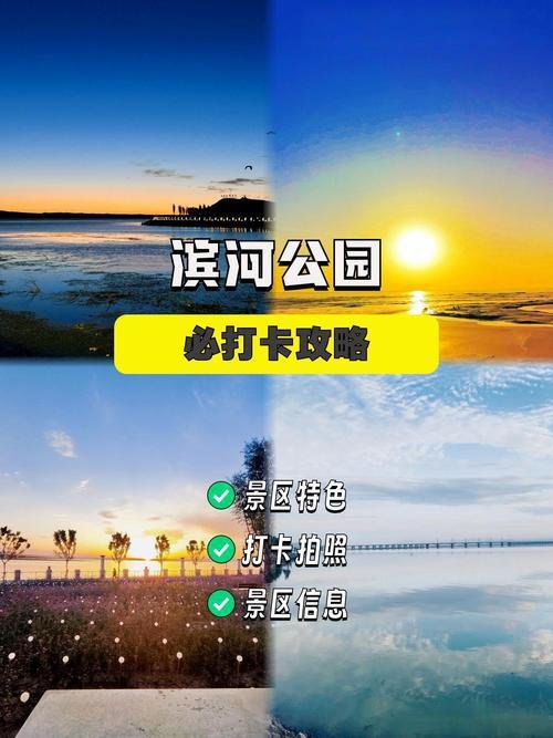 🌿乌海滨河公园・黄河滨水画廊✨河景步道 + 夜景灯光