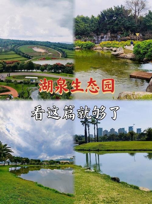 🎡弥勒湖泉生态园・城市休闲天堂✨大型温泉 + 环湖游乐