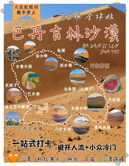 🏜️巴丹吉林沙漠・沙漠珠峰✨世界遗产 + 千湖秘境