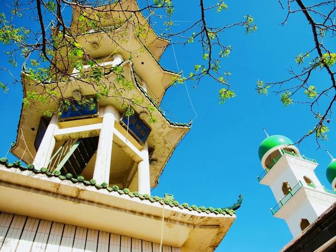 🏯包头清真大寺・伊斯兰风情✨宏伟建筑 + 宗教文化